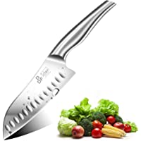 DDF iohEF Cuchillo de Cocina Profesional- Cuchillo Santoku de 16-5 cm- Cuchillo de Chef Japonés en Acero Inoxidable de…
